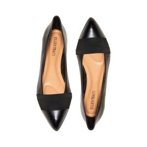 ELLEN TRACY Finn Pointed Toe Flats